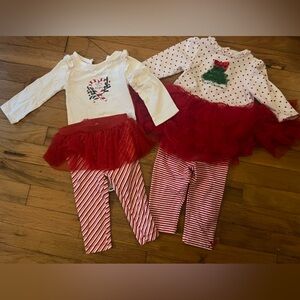 Carter's Red and White Holiday Set